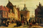 unknow artist European city landscape, street landsacpe, construction, frontstore, building and architecture. 326 china oil painting artist